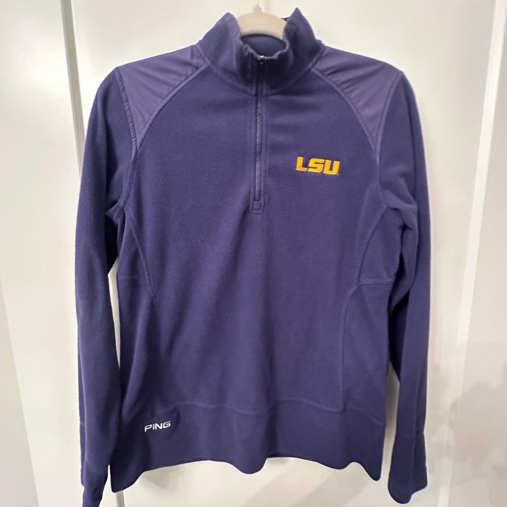 Ping LSU Quarter-Zip Women’s Fleece Pullover